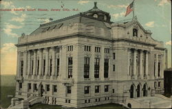 Hudson County Court House Postcard