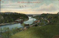 West Shore R.R. Bridge Kingston, NY Postcard Postcard Postcard