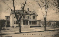 Street View of Thrall Hospital Postcard