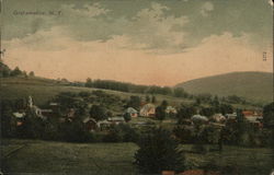 View over Village Postcard