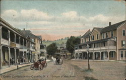 Glimpse of Main Street, Griffin Corners Postcard