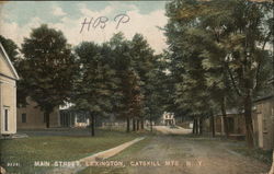 Main Street - Catskill Mountains Postcard