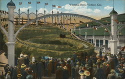 Virginia Reel Venice, CA Postcard Postcard Postcard