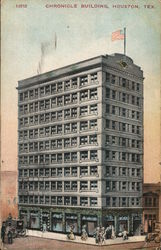 Street View of Chronicle Building Postcard