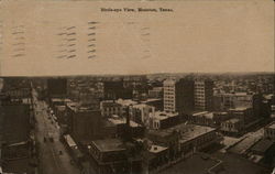 Bird's Eye View of City Houston, TX Postcard Postcard Postcard