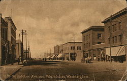 Wenatchee Avenue Washington Postcard Postcard Postcard