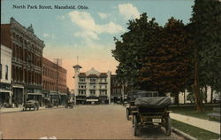 North Park Street Mansfield, OH Postcard Postcard Postcard