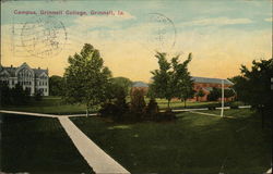 Campus at Grinnell College Iowa Postcard Postcard Postcard