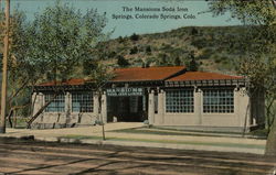 The Mansions Soda Iron Springs Postcard