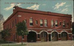 Central Fire Station South Bend, IN Postcard Postcard Postcard