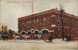 Central Fire Department Postcard