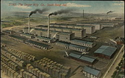 The Singer Mfg. Co. South Bend, IN Postcard Postcard Postcard