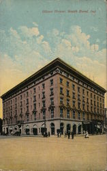 Street View of the Oliver House South Bend, IN Postcard Postcard Postcard