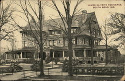 James Oliver's Residence Postcard