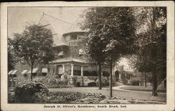 Joseph D. Oliver's Residence Postcard