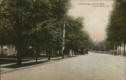 Jefferson St. Looking East Postcard