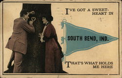 I've Got a Sweetheart in South Bend Postcard