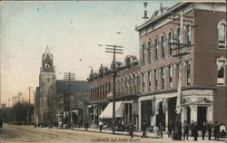 Corner 2nd and Main Postcard