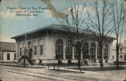 Proposed View of New Postoffice in Course of Contruction Postcard