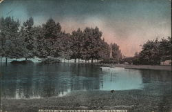 A Scene in Howard Park South Bend, IN Postcard Postcard Postcard