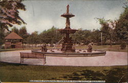 Electric Fountain at Howard Park South Bend, IN Postcard Postcard Postcard