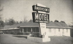 Anderson's Motel Dillwyn, VA Postcard Postcard Postcard