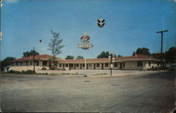 End of the Trail Motel Postcard