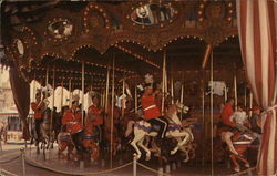 Knights of the Magig Kingdom - Fantasyland Carousel Postcard