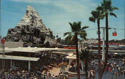 Tomorrowland Terrace and Matterhorn Postcard