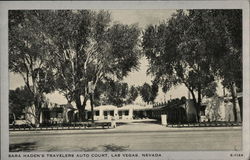 Sara Haden's Travelers Auto Court Postcard