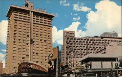 Hotels Mint and Fremont Postcard