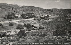 Present Day View of the Famous Ghost Town in Nye County Belmont, NV Postcard Postcard Postcard