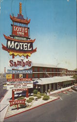 The Lotus Friendship Inn Motor Hotel Postcard