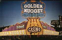 Golden Nugget Casino Las Vegas, NV Postcard Postcard Postcard