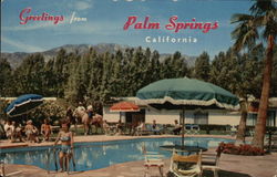 Palm Springs Ranch Club Postcard