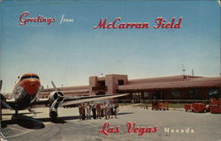 Greetings from McCarran Field Postcard