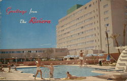 Greetings from The Riviera Las Vegas, NV Postcard Postcard Postcard