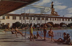 Swimming Pool, Hotel Last Frontier Postcard