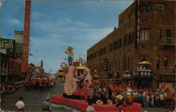 Parade on Fremont Street Postcard