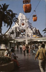 Skyway Buckets at Matterhorn Mountain Disney Postcard Postcard Postcard