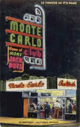 Monte Carla Club Postcard