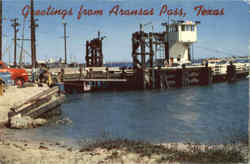 Greetings From Aransas Pass Arkansas Pass, TX Postcard Postcard