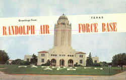 Greetings From Randolph Air Force Base Texas Postcard Postcard