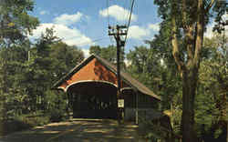 Lyndonville Covered Bridge Postcard