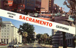 Greetings From Sacramento California Postcard Postcard