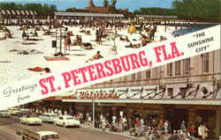 Greetings From St. Petersburg Florida Postcard Postcard