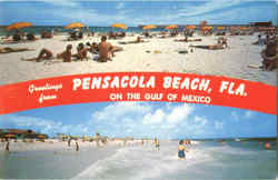 Greetings From Pensacola Beach Postcard