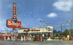 Billups Service Station Carrollton, MS Postcard Postcard