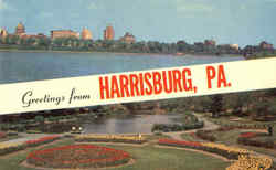 Greetings From Harrisburg Postcard