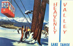 Heavenly Valley Lake Tahoe, CA Postcard Postcard